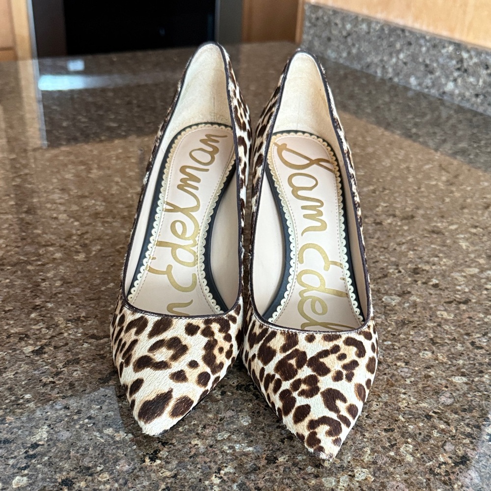 Sam Edelman Animal Print Heels